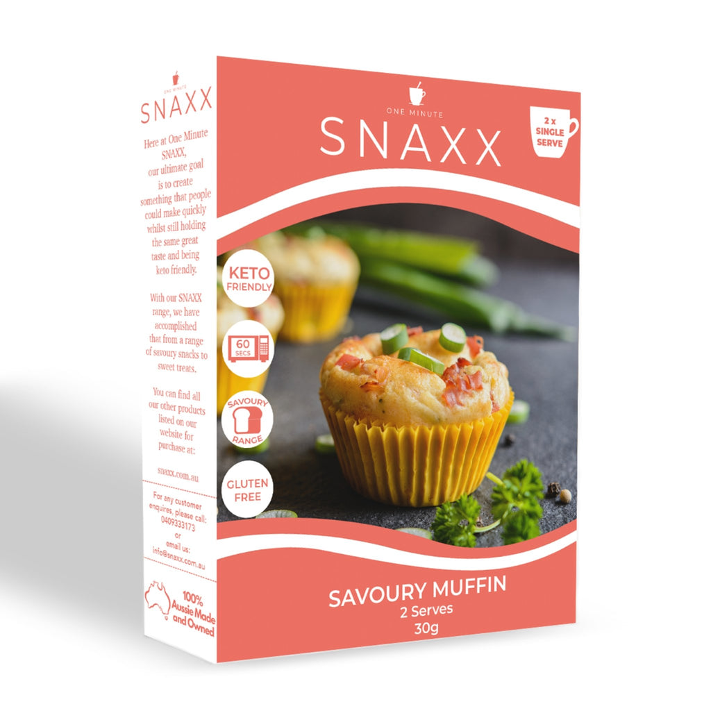 One Minute Savoury Muffin - SNAXX
